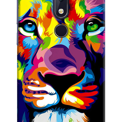 Lion Nokia 6.1 plus Hard Case Back Cover by Casekaro