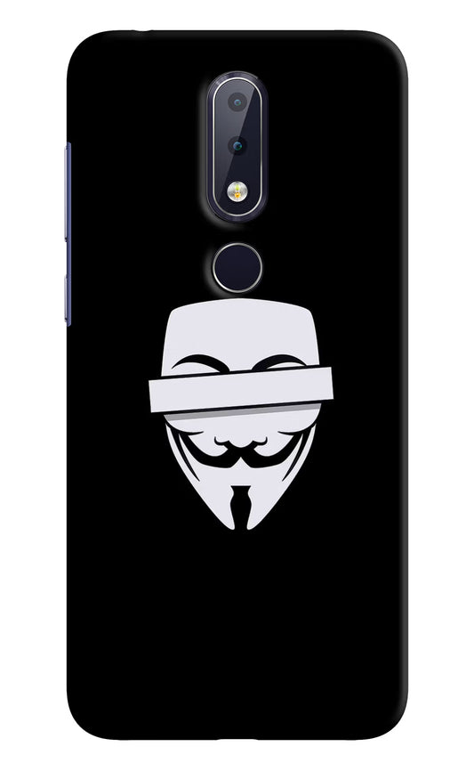 Anonymous Face Nokia 6.1 plus Hard Case Back Cover by Casekaro