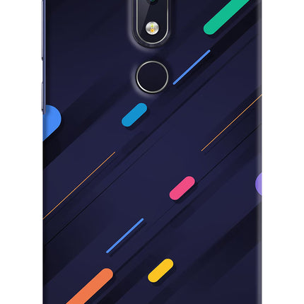 Abstract Design Nokia 6.1 plus Hard Case Back Cover by Casekaro