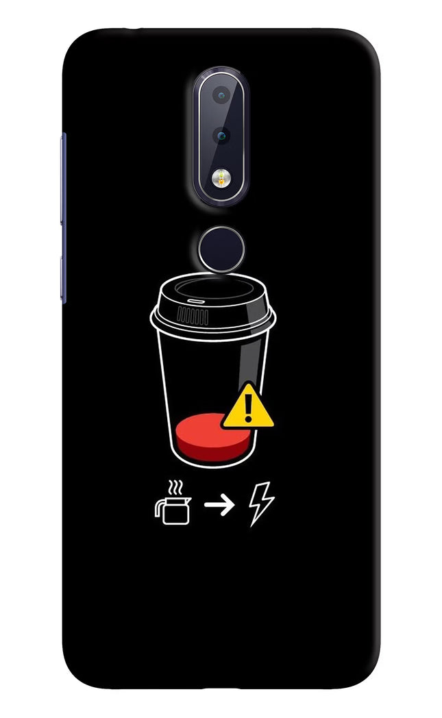 Coffee Nokia 6.1 plus Hard Case Back Cover by Casekaro