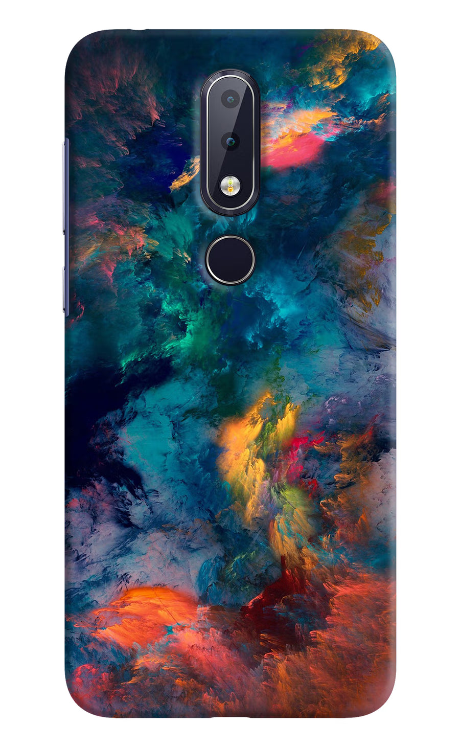 Artwork Paint Nokia 6.1 plus Back Cover, Hard case