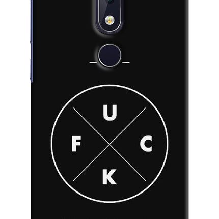 Go Fuck Yourself Nokia 6.1 plus Hard Case Back Cover by Casekaro
