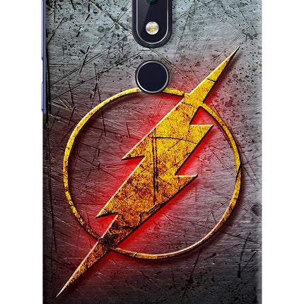 Flash Nokia 6.1 plus Hard Case Back Cover by Casekaro