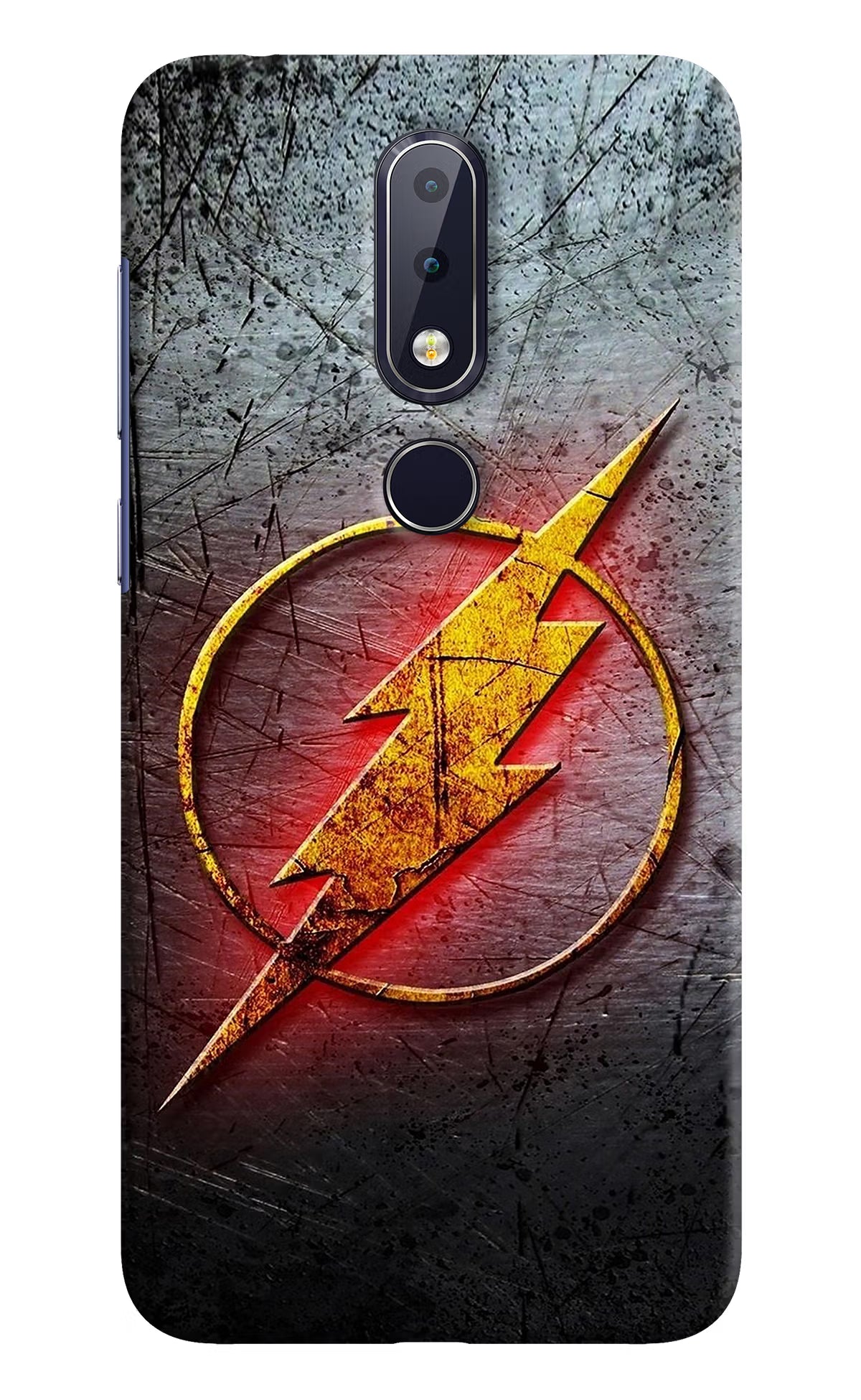 Flash Nokia 6.1 plus Hard Case Back Cover by Casekaro