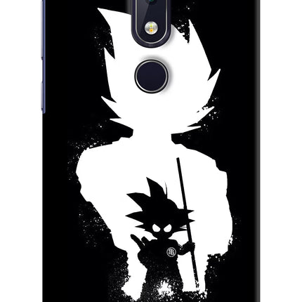 Goku Shadow Nokia 6.1 plus Hard Case Back Cover by Casekaro