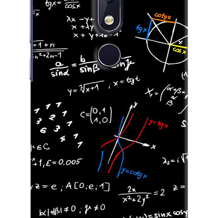 Mathematics Formula Nokia 6.1 plus Hard Case Back Cover by Casekaro