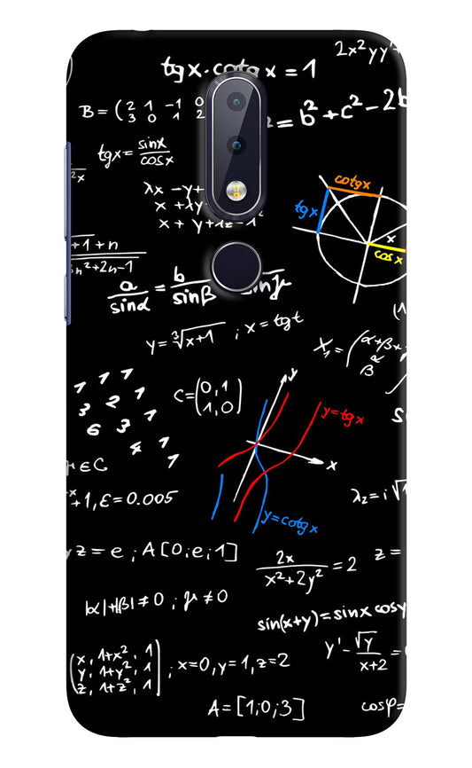 Mathematics Formula Nokia 6.1 plus Hard Case Back Cover by Casekaro