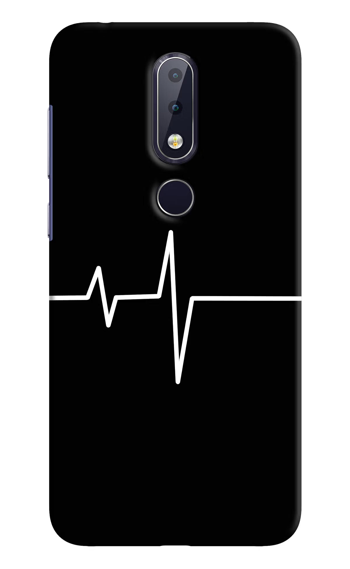 Heart Beats Nokia 6.1 plus Hard Case Back Cover by Casekaro