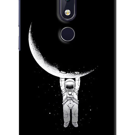 Moon Space Nokia 6.1 plus Hard Case Back Cover by Casekaro