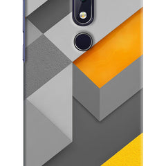 Abstract Nokia 6.1 plus Hard Case Back Cover by Casekaro
