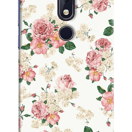 Flowers Nokia 6.1 plus Hard Case Back Cover by Casekaro