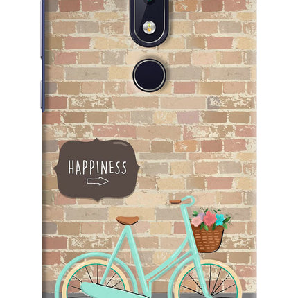Happiness Artwork Nokia 6.1 plus Hard Case Back Cover by Casekaro