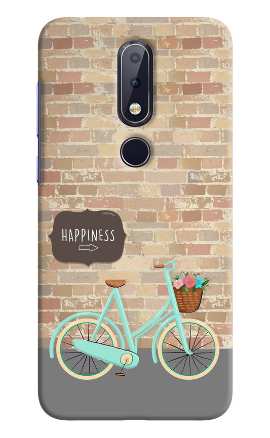 Happiness Artwork Nokia 6.1 plus Hard Case Back Cover by Casekaro