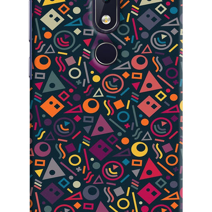 Geometric Abstract Nokia 6.1 plus Hard Case Back Cover by Casekaro