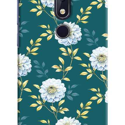 Flowers Nokia 6.1 plus Hard Case Back Cover by Casekaro