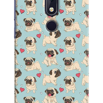 Pug Dog Nokia 6.1 plus Hard Case Back Cover by Casekaro