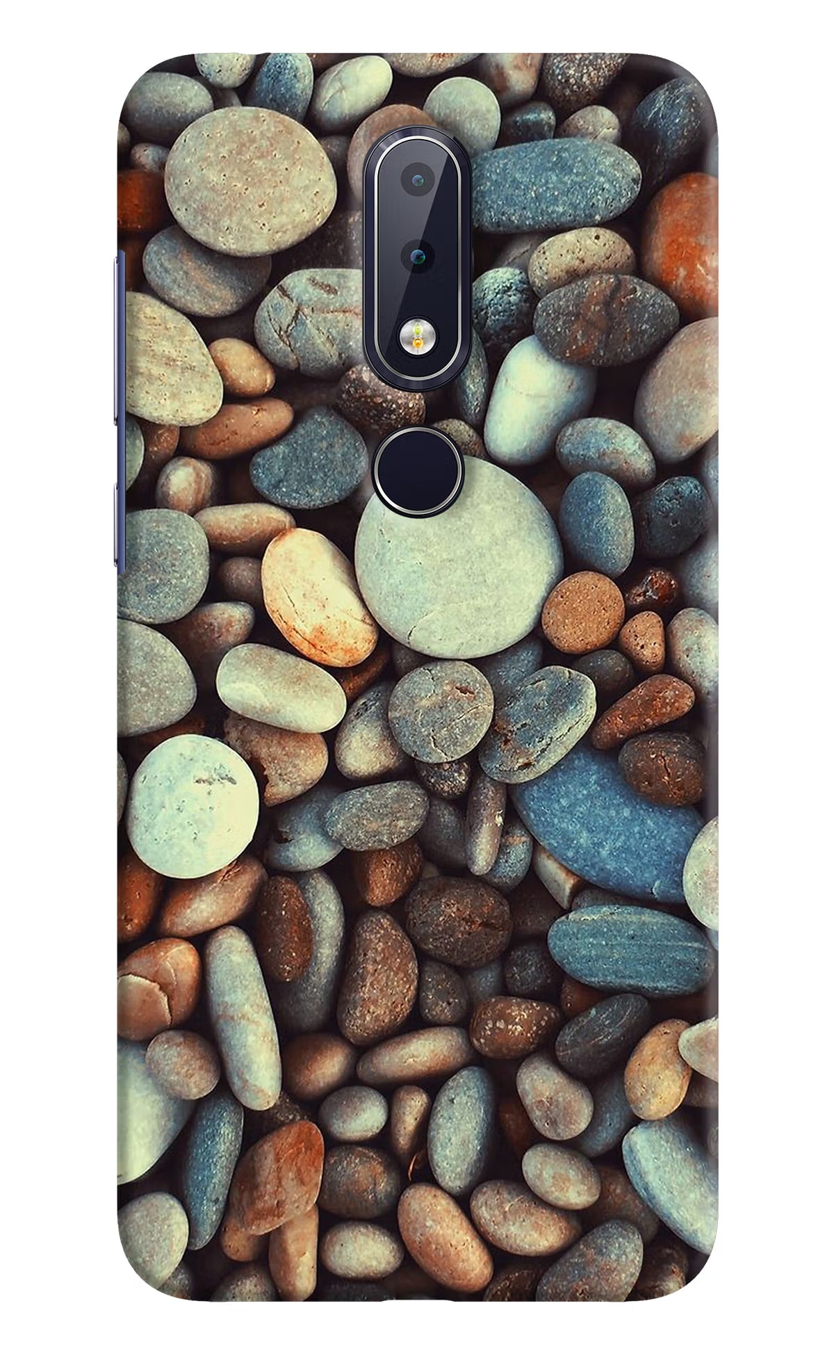 Pebble Nokia 6.1 plus Hard Case Back Cover by Casekaro