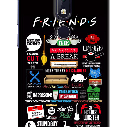 FRIENDS Nokia 6.1 plus Hard Case Back Cover by Casekaro