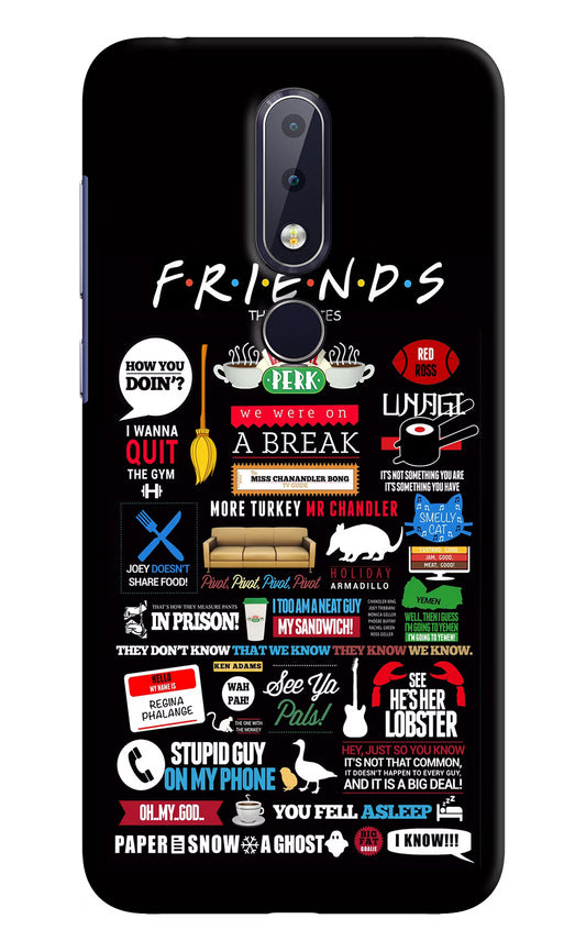 FRIENDS Nokia 6.1 plus Hard Case Back Cover by Casekaro