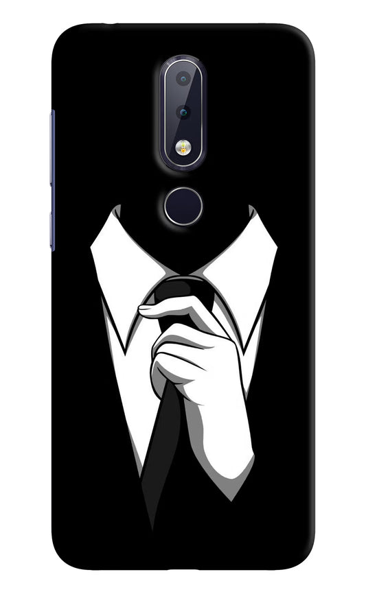 Black Tie Nokia 6.1 plus Hard Case Back Cover by Casekaro