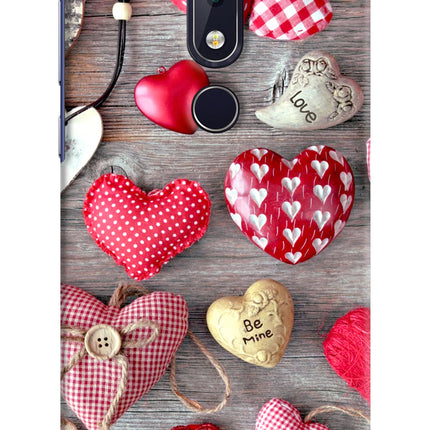 Love Wallpaper Nokia 6.1 plus Hard Case Back Cover by Casekaro