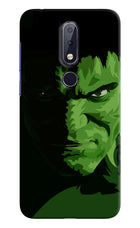 HULK Nokia 6.1 plus Hard Case Back Cover by Casekaro