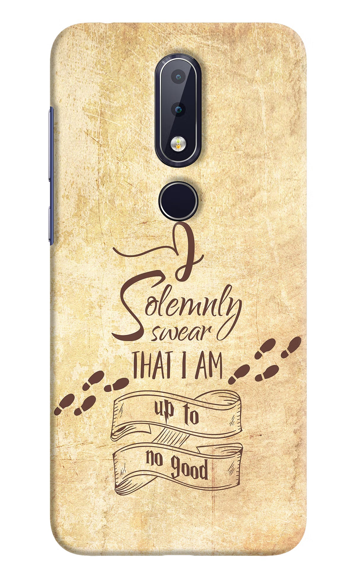I Solemnly swear that i up to no good Nokia 6.1 plus Hard Case Back Cover by Casekaro