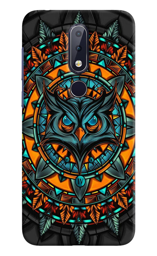 Angry Owl Art Nokia 6.1 plus Hard Case Back Cover by Casekaro