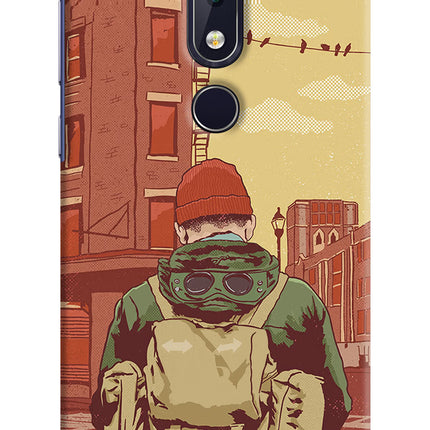 Adventurous Nokia 6.1 plus Hard Case Back Cover by Casekaro