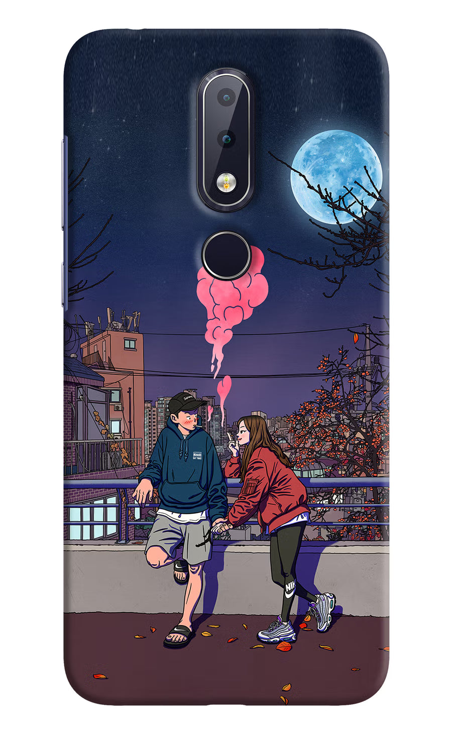 Chilling Couple Nokia 6.1 plus Back Cover, Hard case