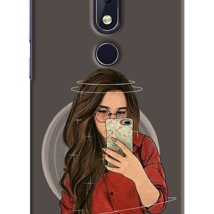Selfie Queen Nokia 6.1 plus Hard Case Back Cover by Casekaro
