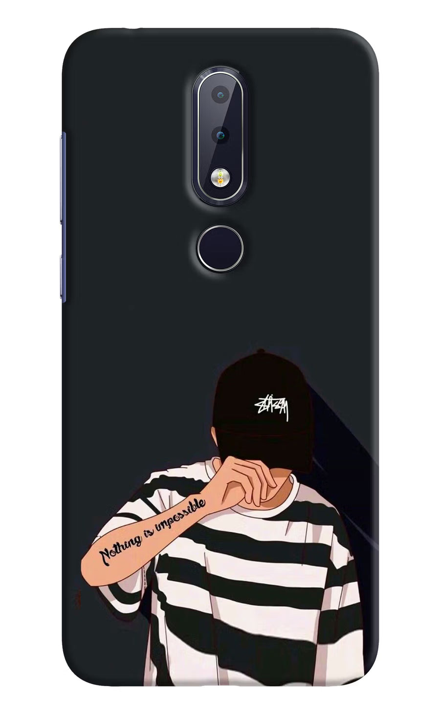 Aesthetic Boy Nokia 6.1 plus Back Cover, Hard case