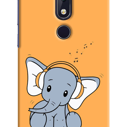 High On Music Nokia 6.1 plus Hard Case Back Cover by Casekaro