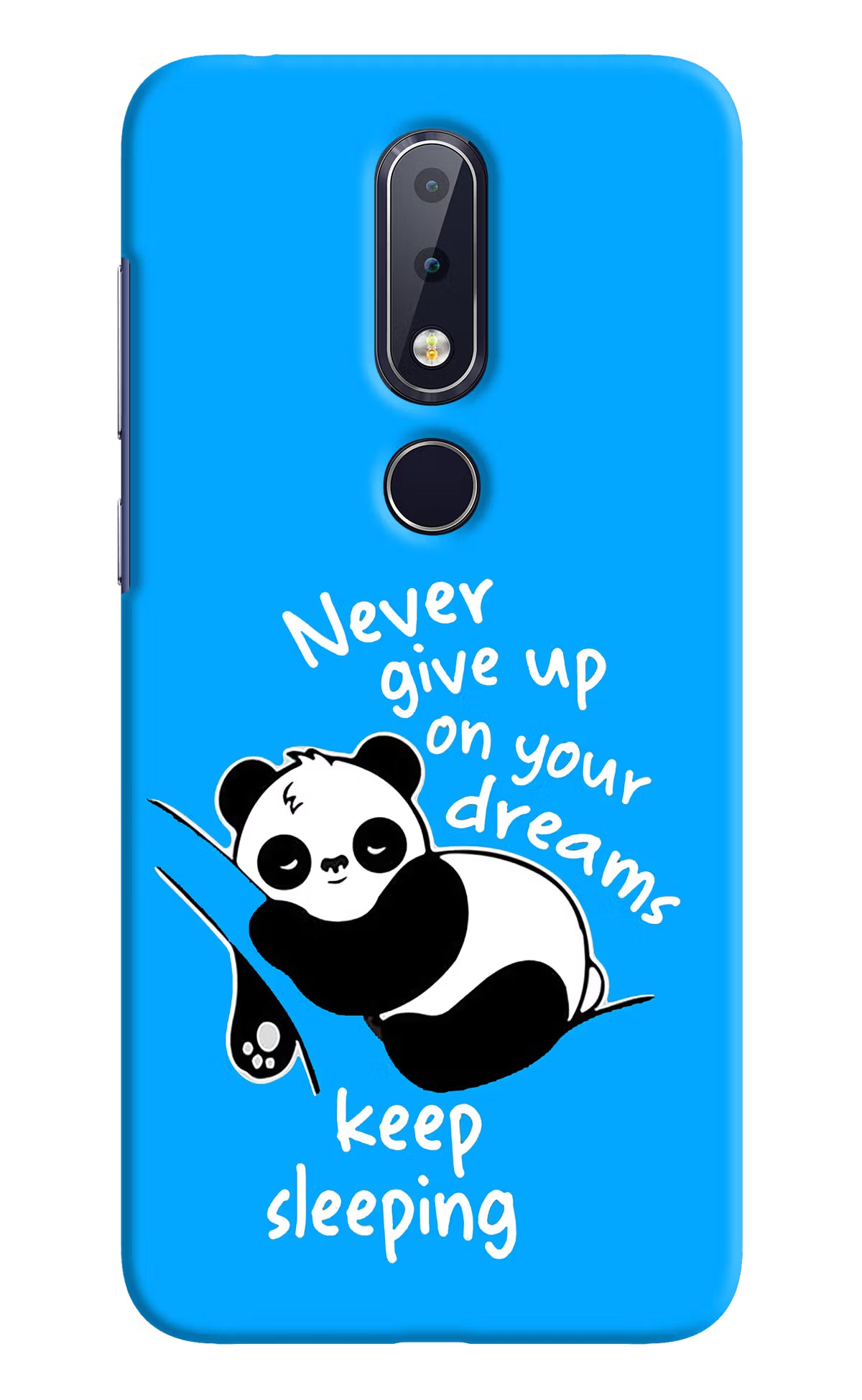 Keep Sleeping Nokia 6.1 plus Hard Case Back Cover by Casekaro