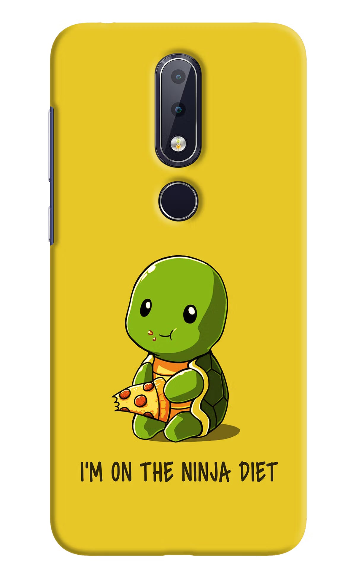 I'm on Ninja Diet Nokia 6.1 plus Hard Case Back Cover by Casekaro