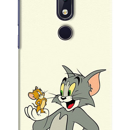 Tom & Jerry Nokia 6.1 plus Hard Case Back Cover by Casekaro