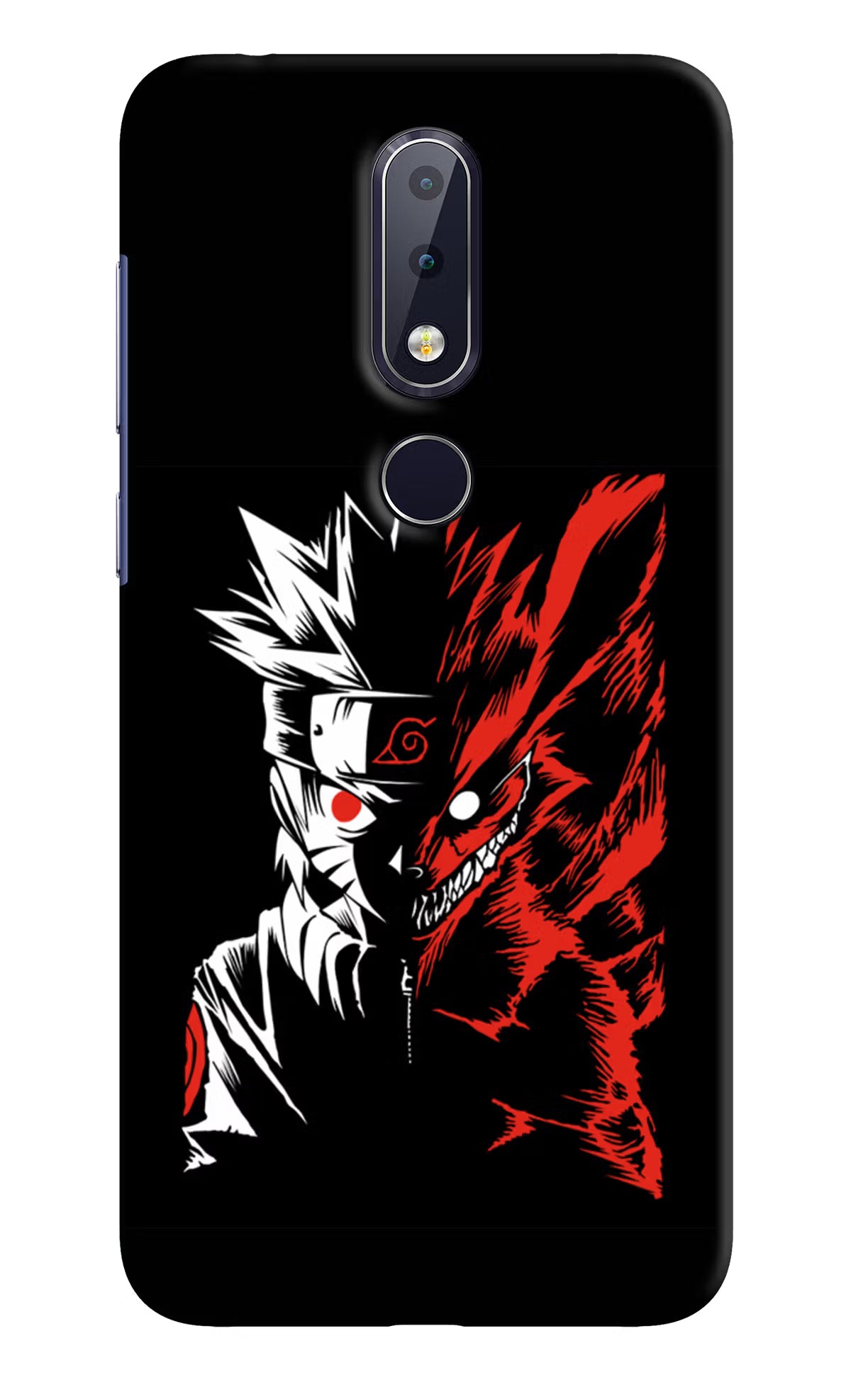 Naruto Two Face Nokia 6.1 plus Hard Case Back Cover by Casekaro