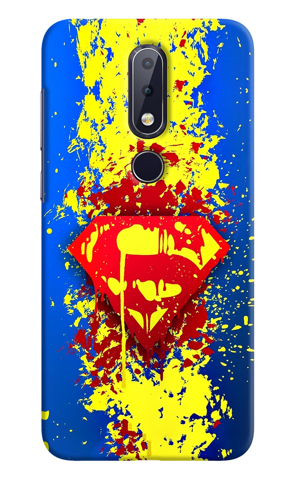 Superman logo Nokia 6.1 plus Hard Case Back Cover by Casekaro
