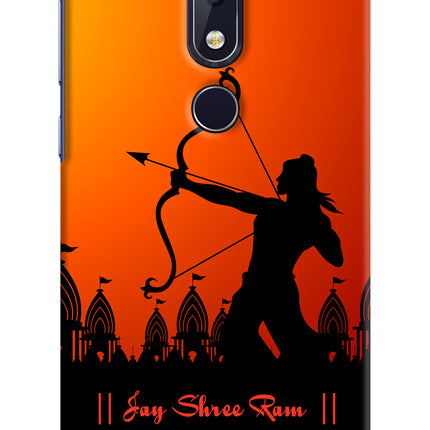Lord Ram - 4 Nokia 6.1 plus Hard Case Back Cover by Casekaro