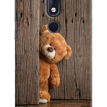 Teddy Wooden Nokia 6.1 plus Hard Case Back Cover by Casekaro