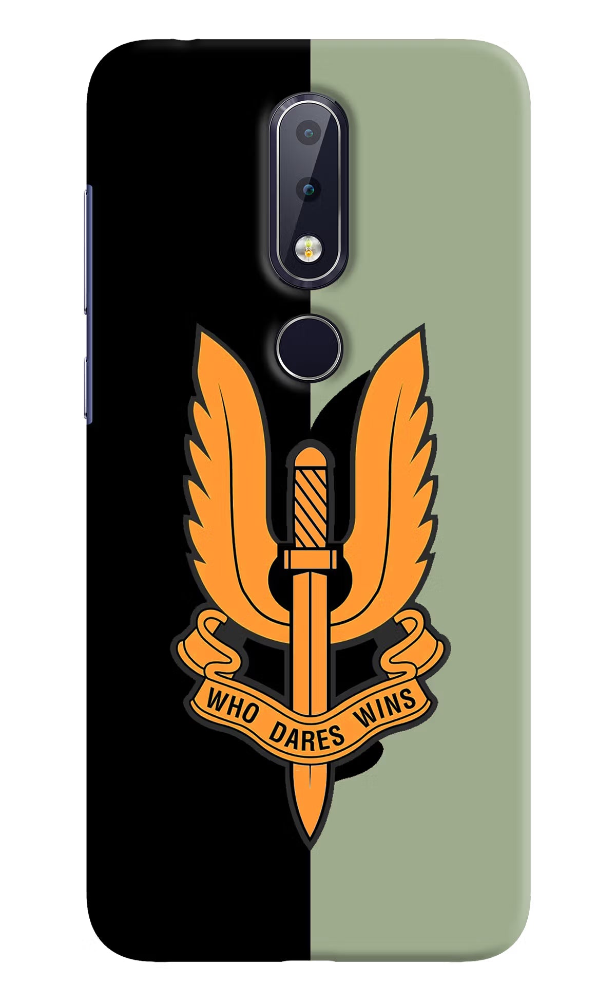 Balidan Logo Nokia 6.1 plus Hard Case Back Cover by Casekaro