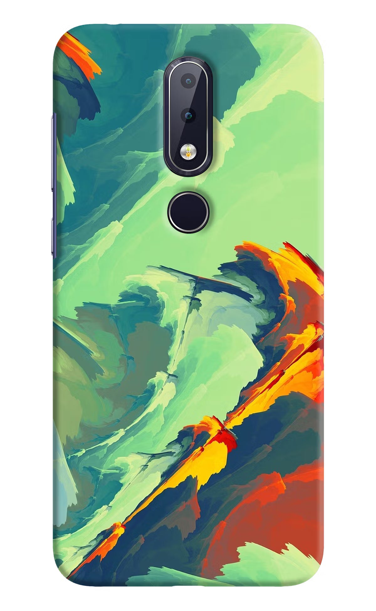 Paint Art Nokia 6.1 plus Hard Case Back Cover by Casekaro