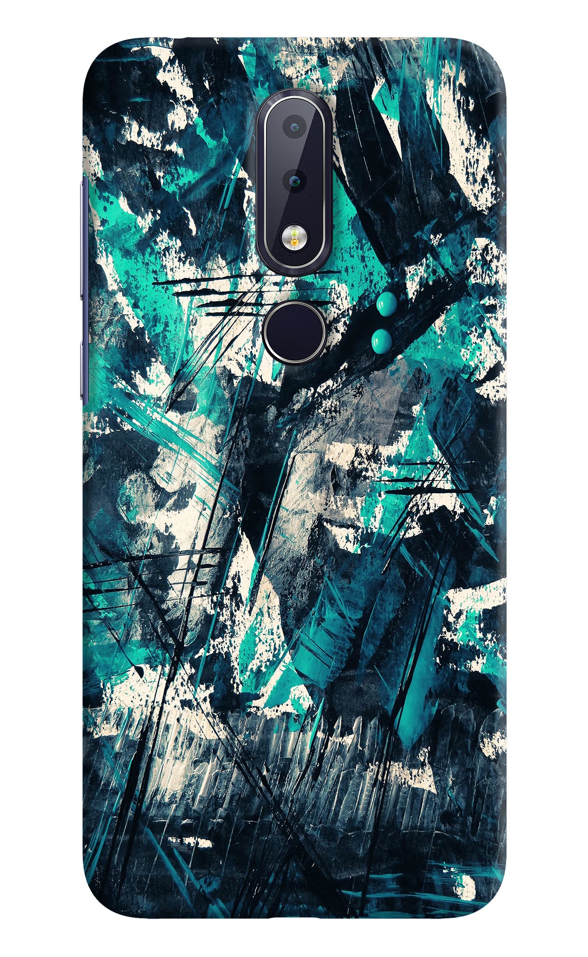 Artwork Nokia 6.1 plus Hard Case Back Cover by Casekaro