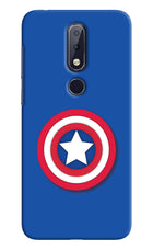 Shield Nokia 6.1 plus Hard Case Back Cover by Casekaro