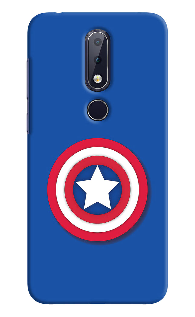 Shield Nokia 6.1 plus Hard Case Back Cover by Casekaro
