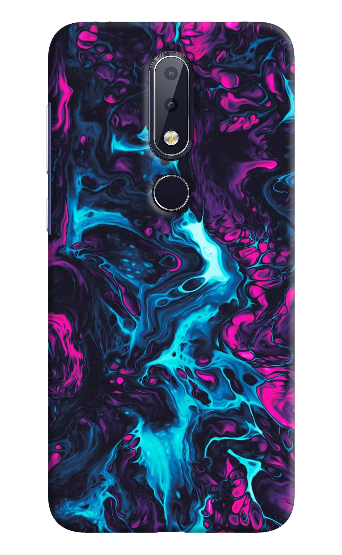 Abstract Nokia 6.1 plus Hard Case Back Cover by Casekaro
