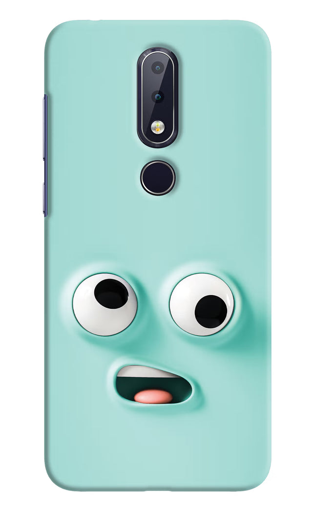 Funny Cartoon Nokia 6.1 plus Hard Case Back Cover by Casekaro