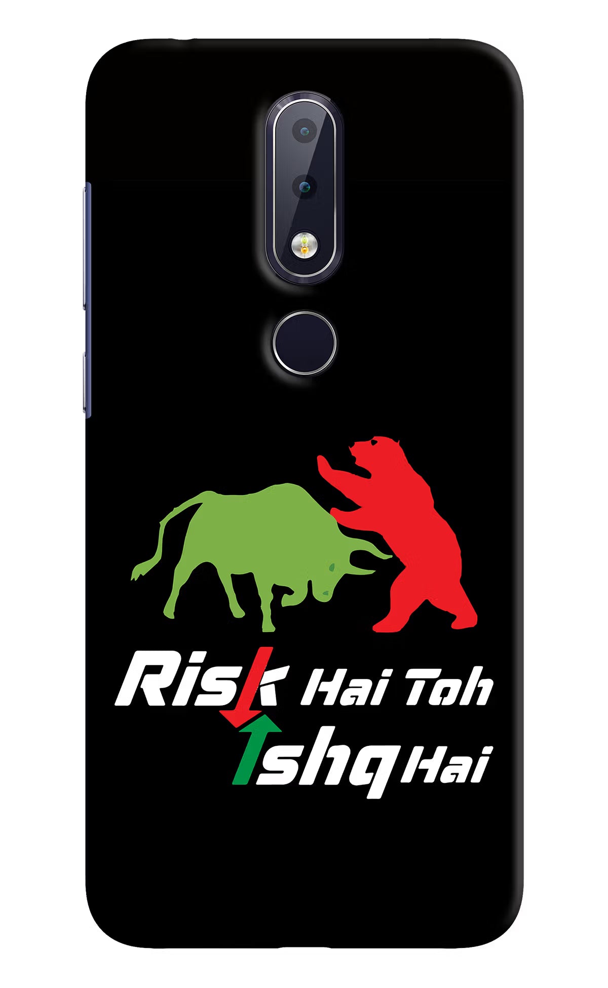 Risk Hai Toh Ishq Hai Nokia 6.1 plus Hard Case Back Cover by Casekaro