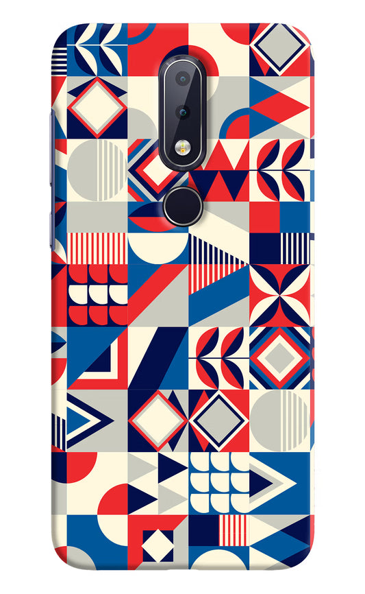 Colorful Pattern Nokia 6.1 plus Hard Case Back Cover by Casekaro