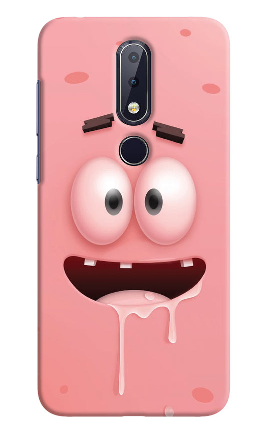 Sponge 2 Nokia 6.1 plus Hard Case Back Cover by Casekaro